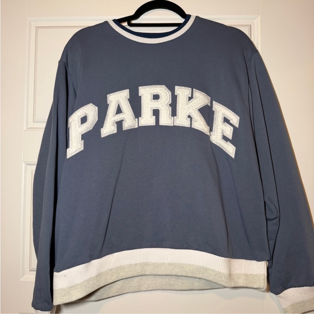 Parke Women's Blue Crewneck Top